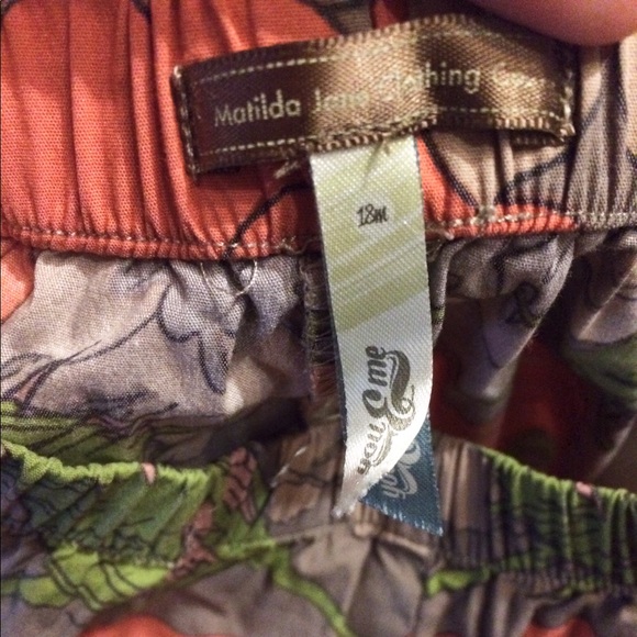 Like New! Matilda Jane floral ruffle pants - Picture 5 of 5